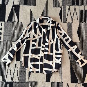 Stylish Black and White Shirt